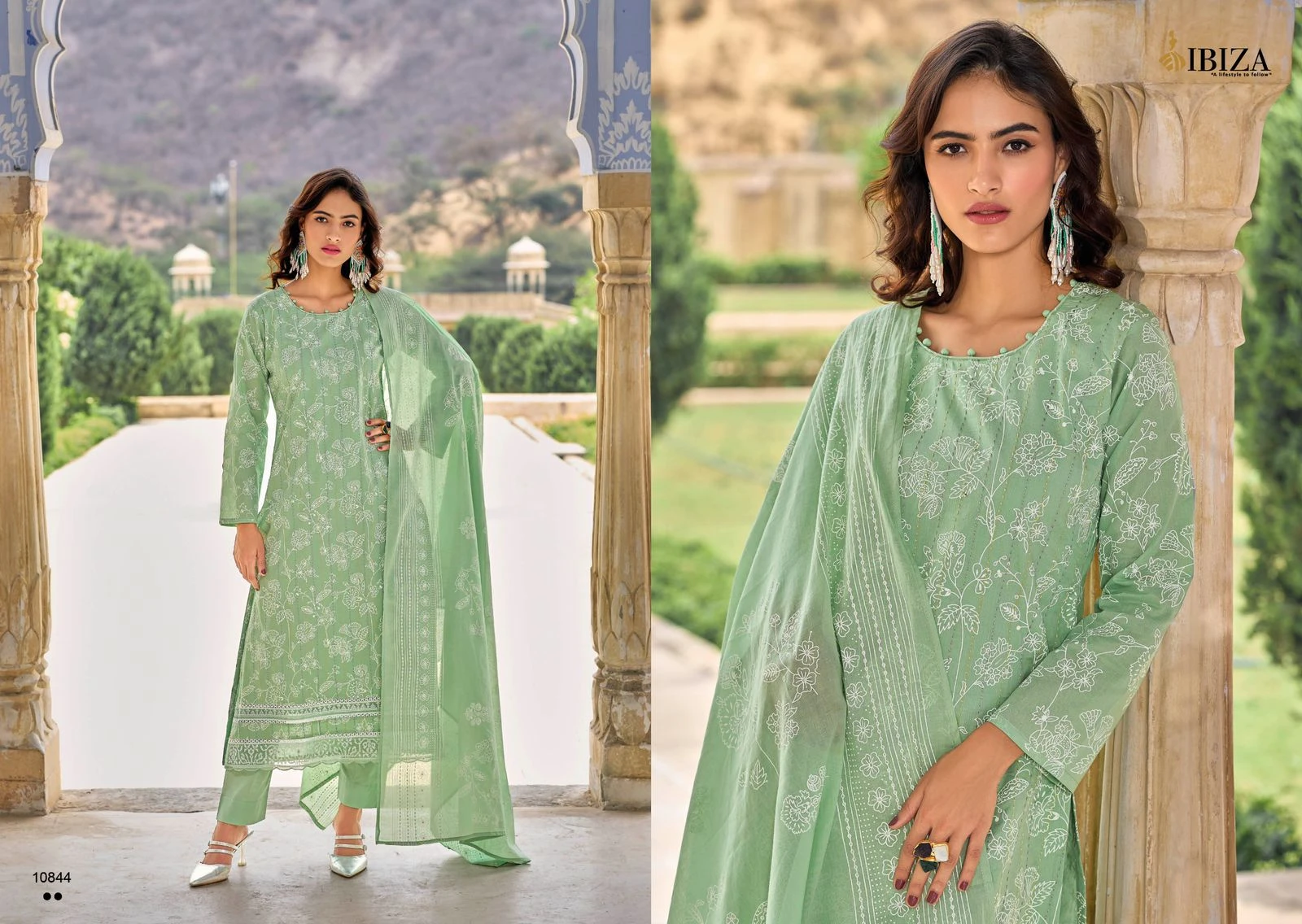 Ibiza Simayaa Pure Lawn Cotton Wholesale Fancy Salwar Suit Catalog — Wholesale Salwar Suits, Ibiza wholesale from Surat - Gallery Image 5